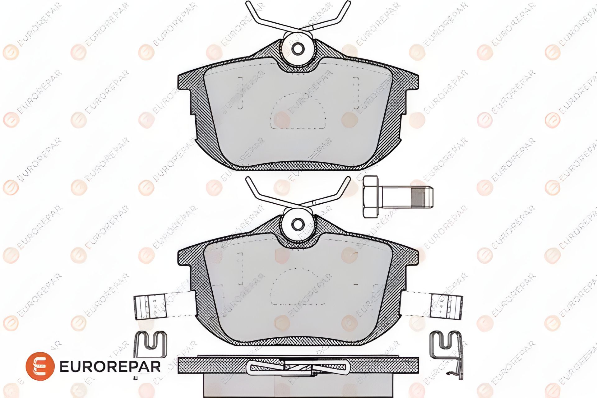Комлект тормозных колодок для SMART FORFOUR, VOLVO V40, EUROREPAR (1617263280) Комлект тормозных колодок для SMART FORFOUR, VOLVO V40, EUROREPAR (1617263280)