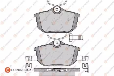 Комплект тормозных колодок, дисковый тормоз SMART FORFOUR, VOLVO V40, EUROREPAR (1617263280)