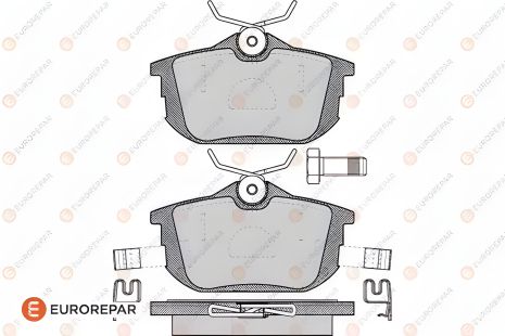 Комлект тормозных колодок для SMART FORFOUR, VOLVO V40, EUROREPAR (1617263280)