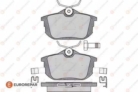 Комлект тормозных колодок для SMART FORFOUR, VOLVO V40, EUROREPAR (1617263280) Комлект тормозных колодок для SMART FORFOUR, VOLVO V40, EUROREPAR (1617263280)