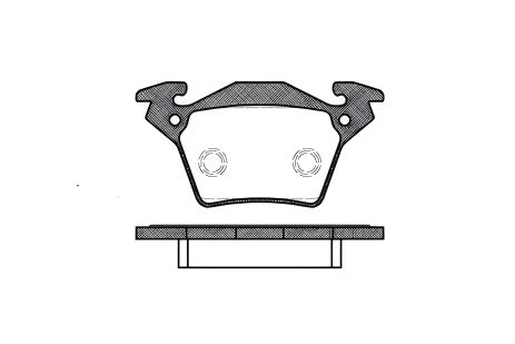 Тормозной комплект для MERCEDES-BENZ V-CLASS, REMSA (071700)