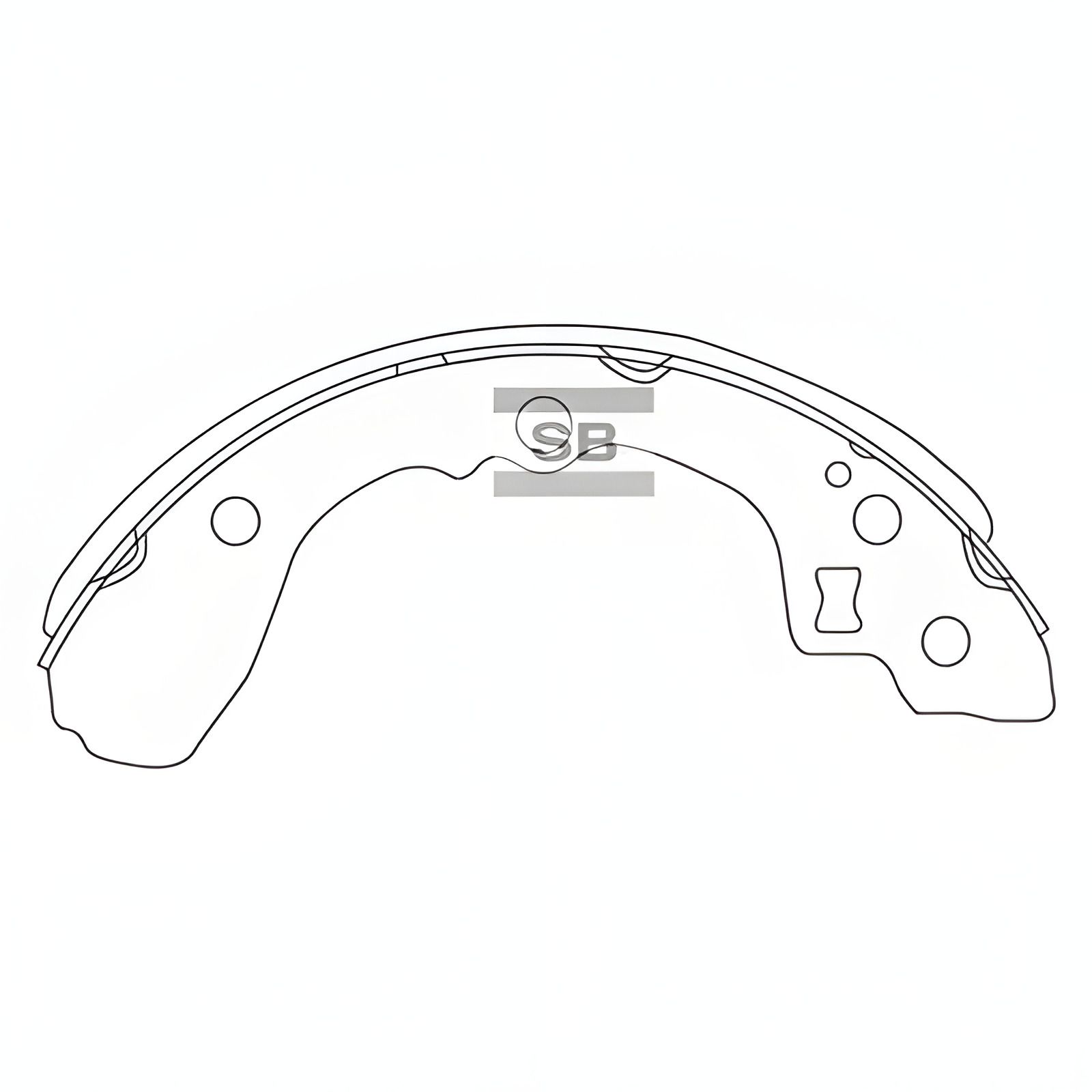 Гальмівних колодок комплект KIA Rio, SANGSIN (SA134) Гальмівних колодок комплект KIA Rio, SANGSIN (SA134)