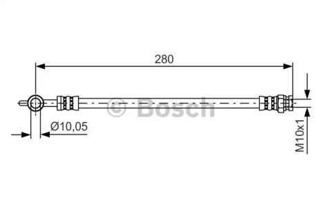 Brake Mazda 6, Bosch (1987481444)