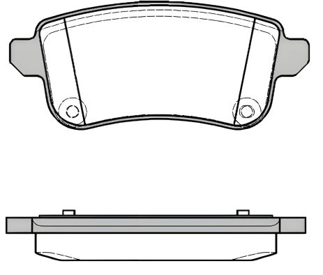 Колодок гальмівних комплект, дискове гальмо RENAULT GRAND SCÉNIC, REMSA (138710)