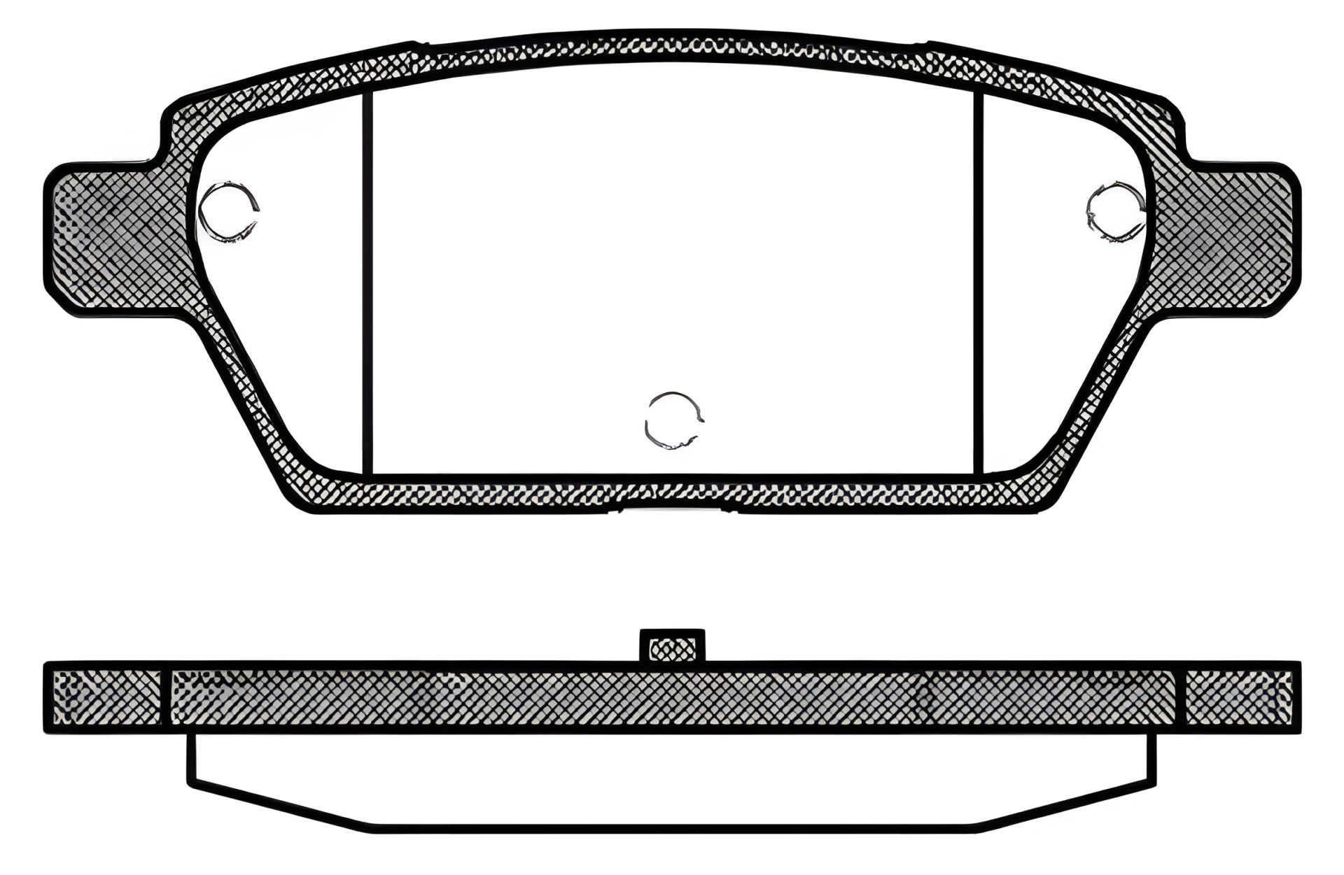 Тормозные колодки для дискового тормоза MAZDA 6, REMSA (119510) Тормозные колодки для дискового тормоза MAZDA 6, REMSA (119510)