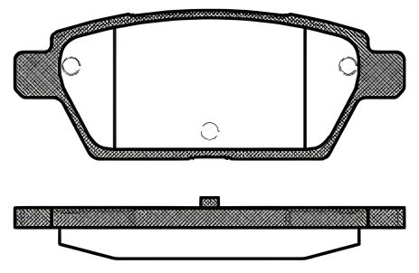 Комплект дискове гальмо гальмівних колодок MAZDA 6, REMSA (119510) Комплект дискове гальмо гальмівних колодок MAZDA 6, REMSA (119510)