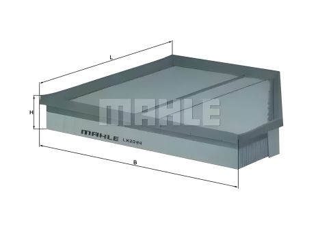 Повітряний фільтр BMW X5, MAHLE/KNECHT (LX2098)