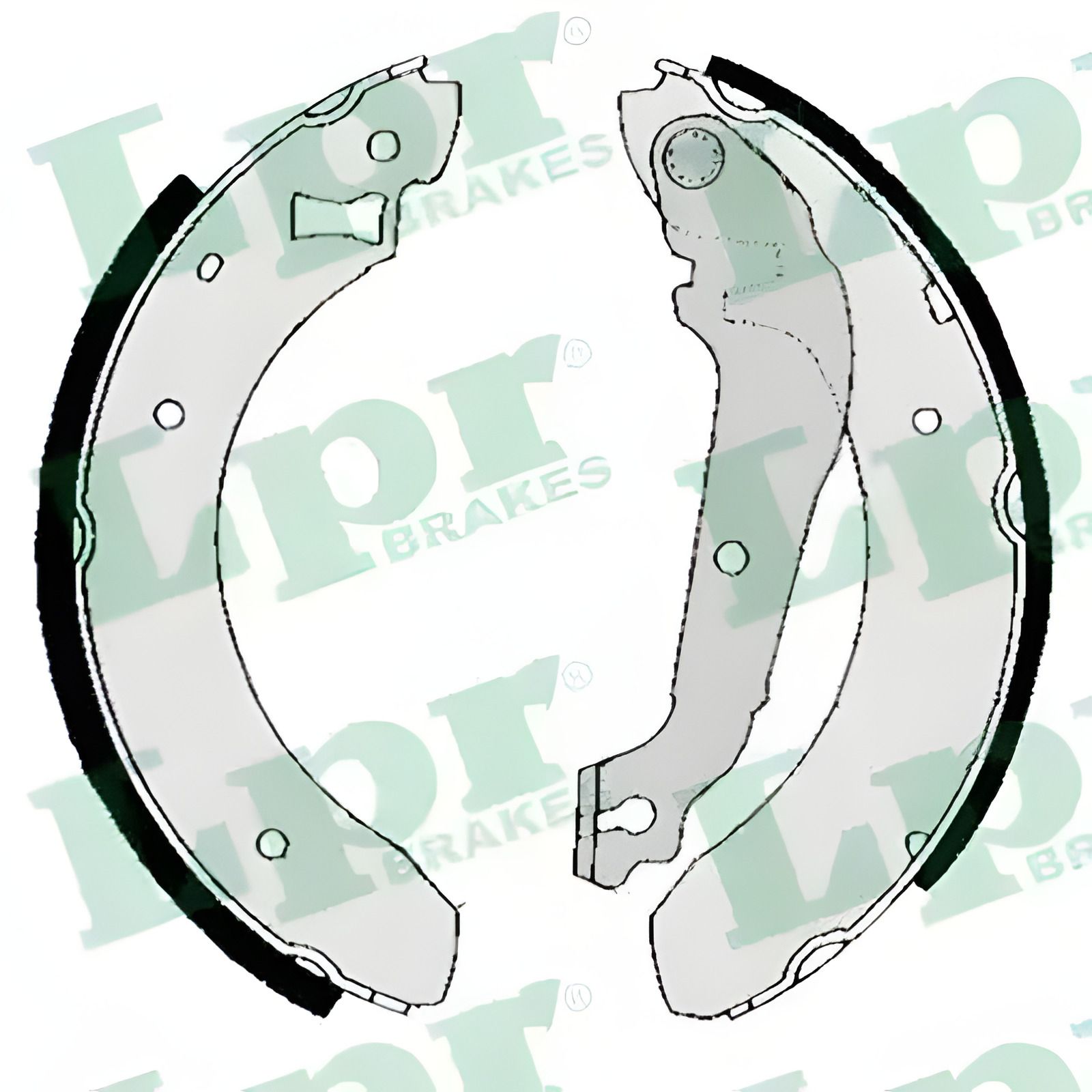 Комплект тормозных колодок TVR S, FORD SIERRA, LPR (01380B) Комплект тормозных колодок TVR S, FORD SIERRA, LPR (01380B)