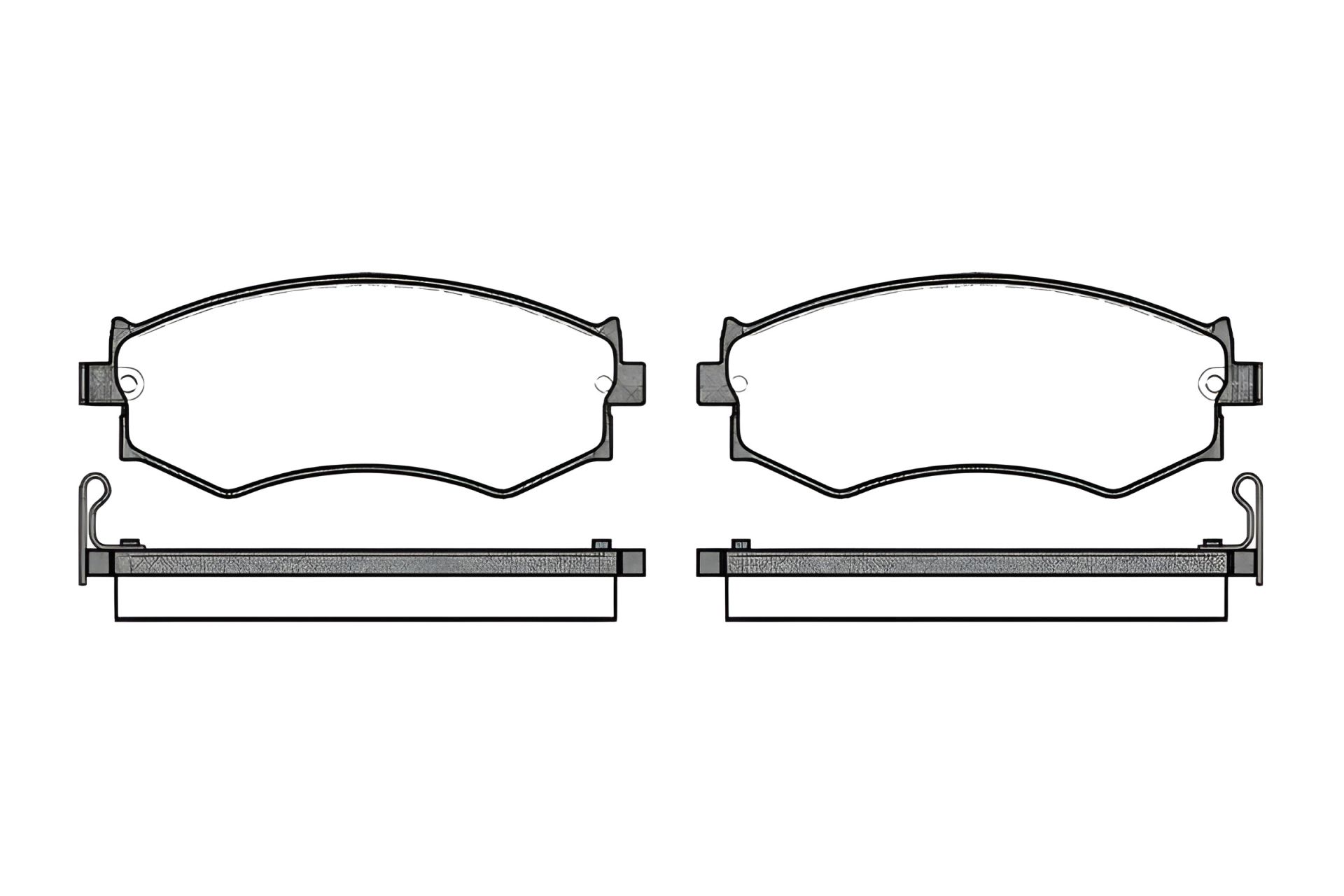 Гальмівних колодок комплект, дискове гальмо INFINITI G20, NISSAN 240, REMSA (035004) Гальмівних колодок комплект, дискове гальмо INFINITI G20, NISSAN 240, REMSA (035004)
