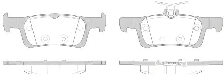 Гальмівних колодок комплект, PEUGEOT 308, дискове гальмо, REMSA (156300) Гальмівних колодок комплект, PEUGEOT 308, дискове гальмо, REMSA (156300)