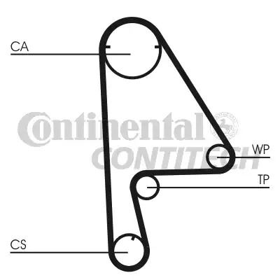 T rooted Timing Rover 400, Honda Civic, Contitech (CT863)