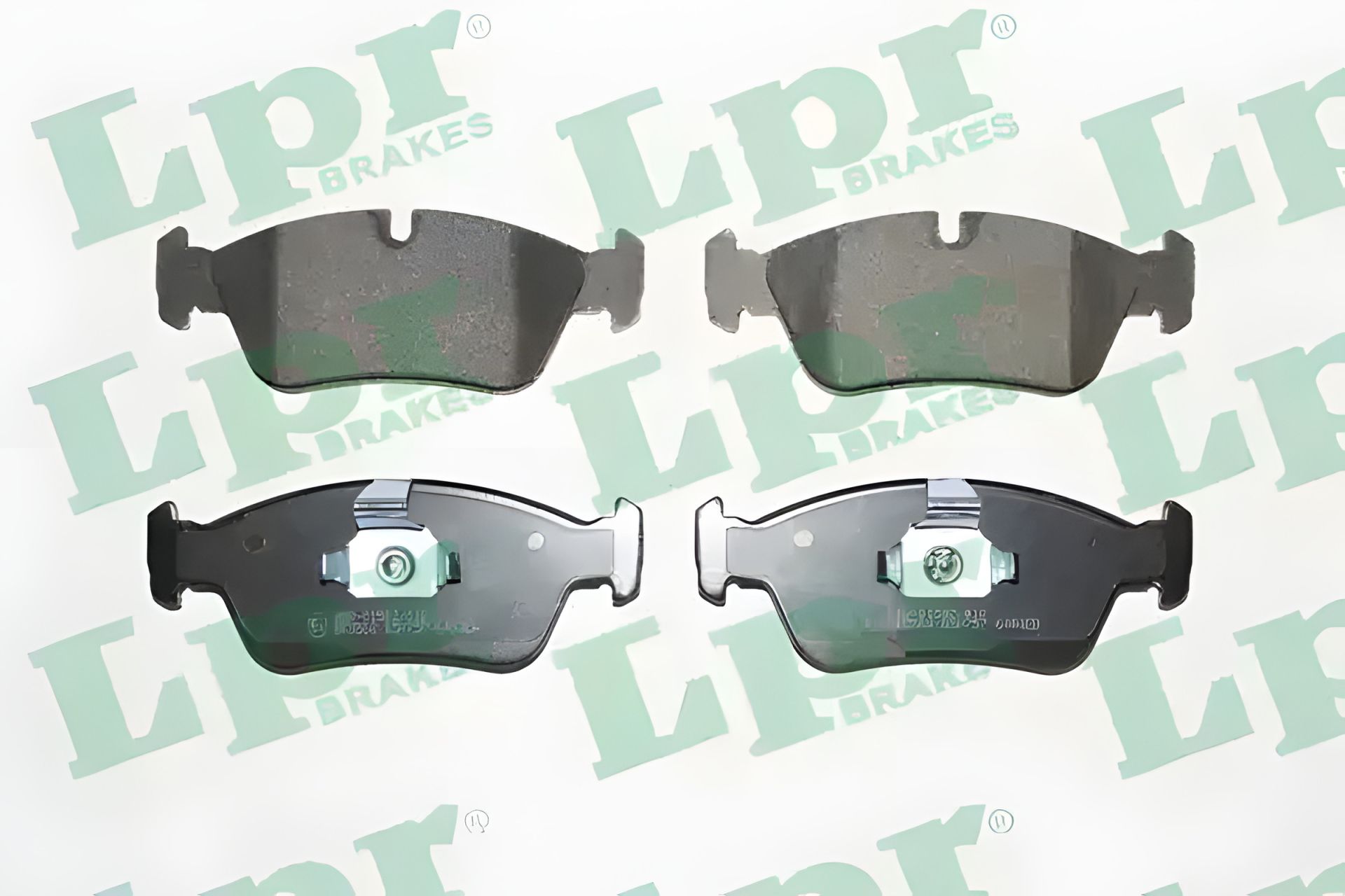 Комплект гальмівних колодок, дискове гальмо BMW 3, LPR (05P757) Комплект гальмівних колодок, дискове гальмо BMW 3, LPR (05P757)