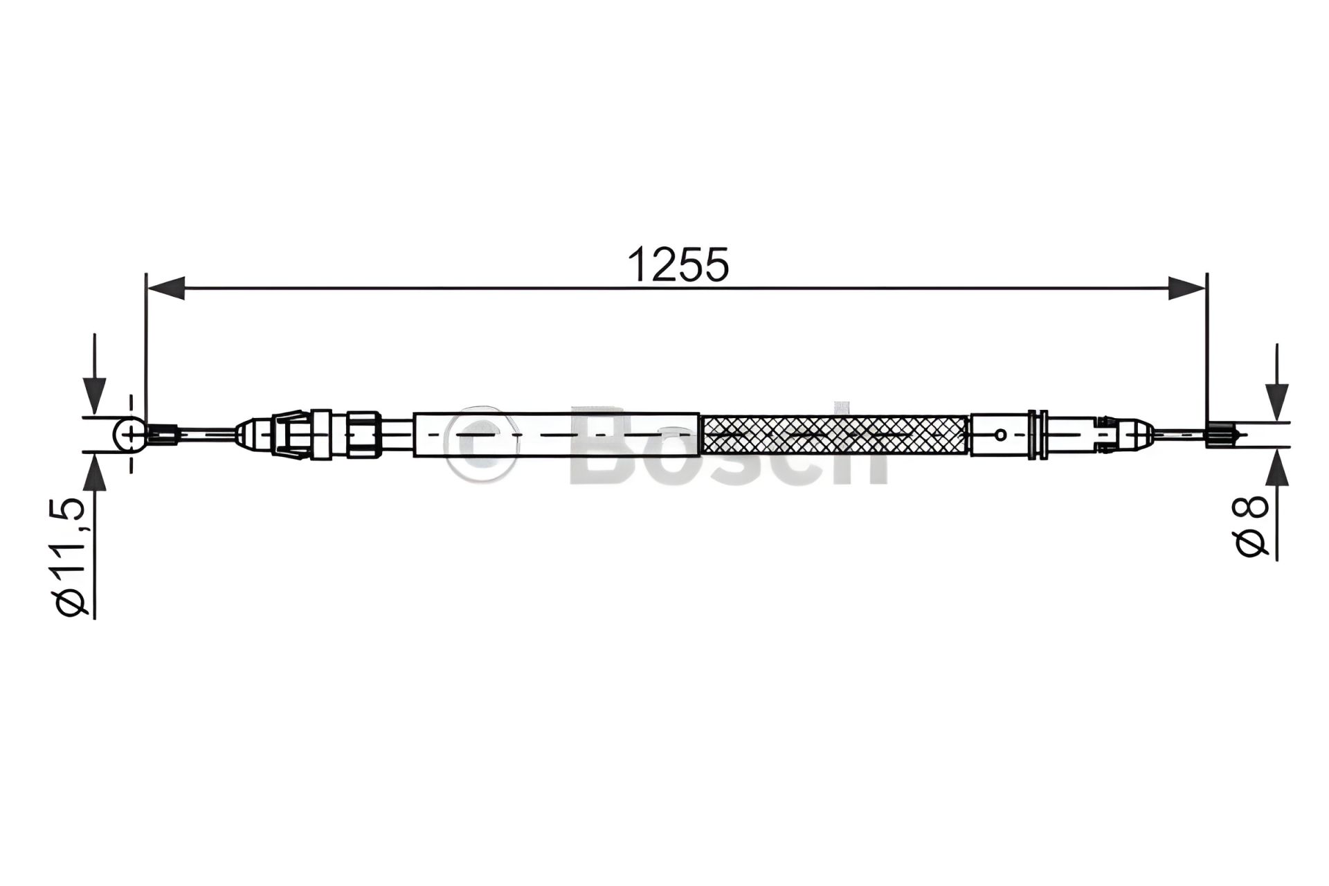Трос ручного тормоза для FIAT ULYSSE, LANCIA PHEDRA от BOSCH (1987482235) Трос ручного тормоза для FIAT ULYSSE, LANCIA PHEDRA от BOSCH (1987482235)