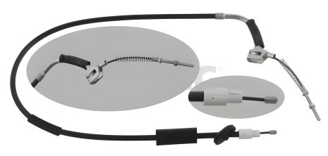 Трос ручного тормоза для MERCEDES-BENZ B-CLASS, от SWAG (10934913) Трос ручного тормоза для MERCEDES-BENZ B-CLASS, от SWAG (10934913)