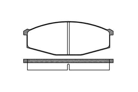 Комплект тормозных колодок NISSAN PATROL, WOKING (P029300)