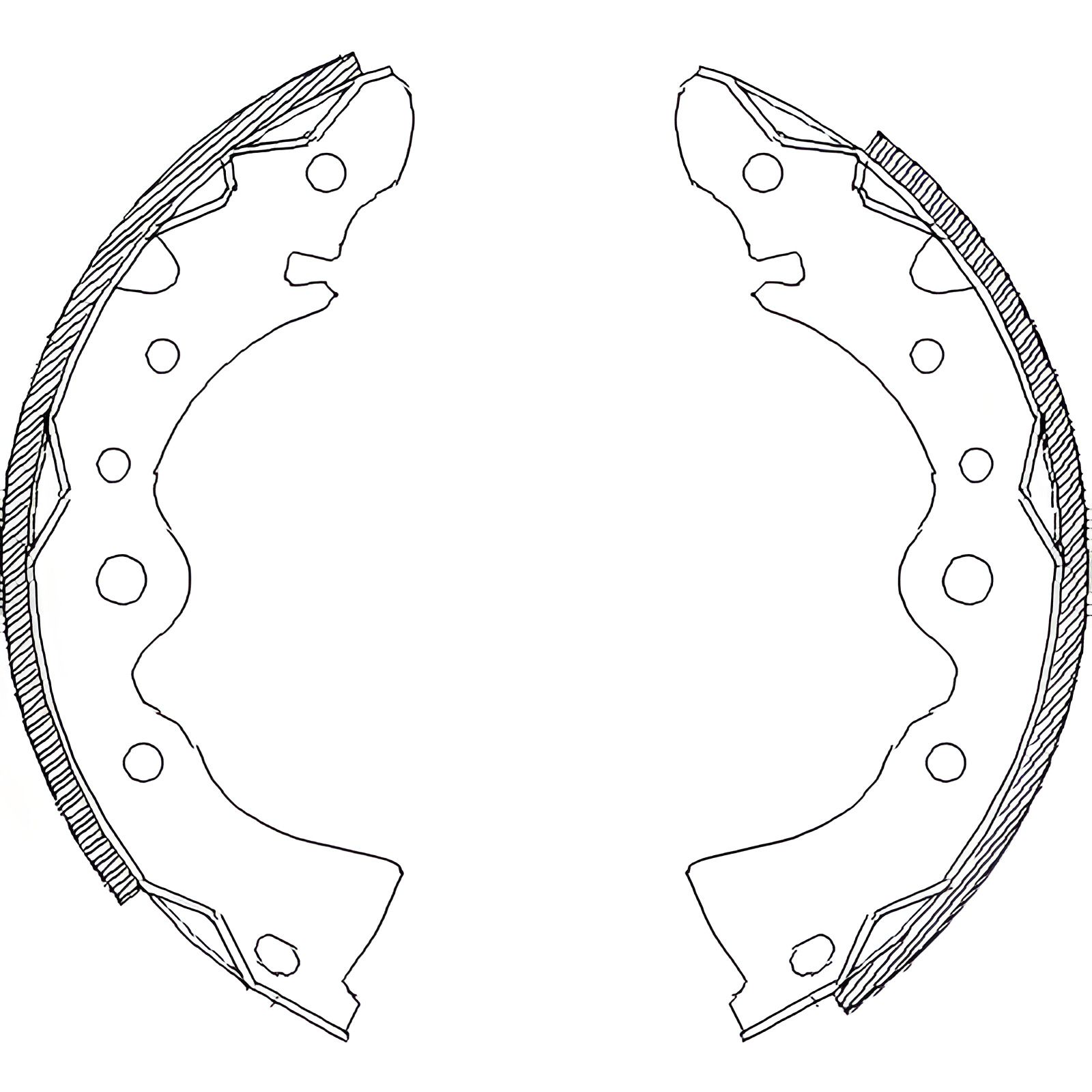 Комплект тормозных колодок для NISSAN SUNNY REMSA (414400) Комплект тормозных колодок для NISSAN SUNNY REMSA (414400)