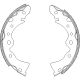 Комплект тормозных колодок NISSAN SUNNY, NISSAN BLUEBIRD, NISSAN PRAIRIE, WOKING (Z414400)