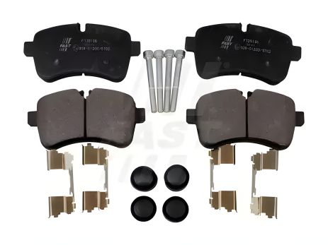 Тормозные колодки, дисковый тормоз IVECO DAILY, комплект FAST (FT29136)