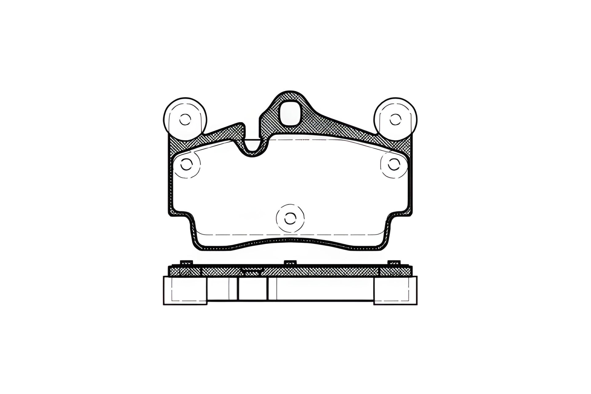Гальмівні колодки для дискових гальм AUDI Q7, VW TOUAREG, WOKING (P896300) Гальмівні колодки для дискових гальм AUDI Q7, VW TOUAREG, WOKING (P896300)