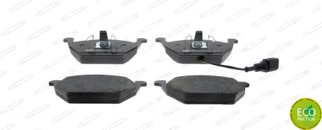Набор дисковых тормозных колодок для SEAT ALTEA, SKODA YETI, FERODO (FDB1398)