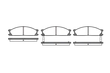 Комплект колодок гальмівних, дискове гальмо NISSAN NP300, SUBARU SVX, REMSA (023602) Комплект колодок гальмівних, дискове гальмо NISSAN NP300, SUBARU SVX, REMSA (023602)