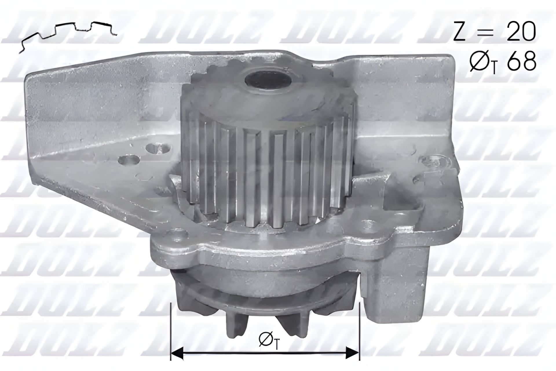 Помпа, водяний насос LANCIA ZETA, FIAT ULYSSE, DOLZ (C118) Помпа, водяний насос LANCIA ZETA, FIAT ULYSSE, DOLZ (C118)