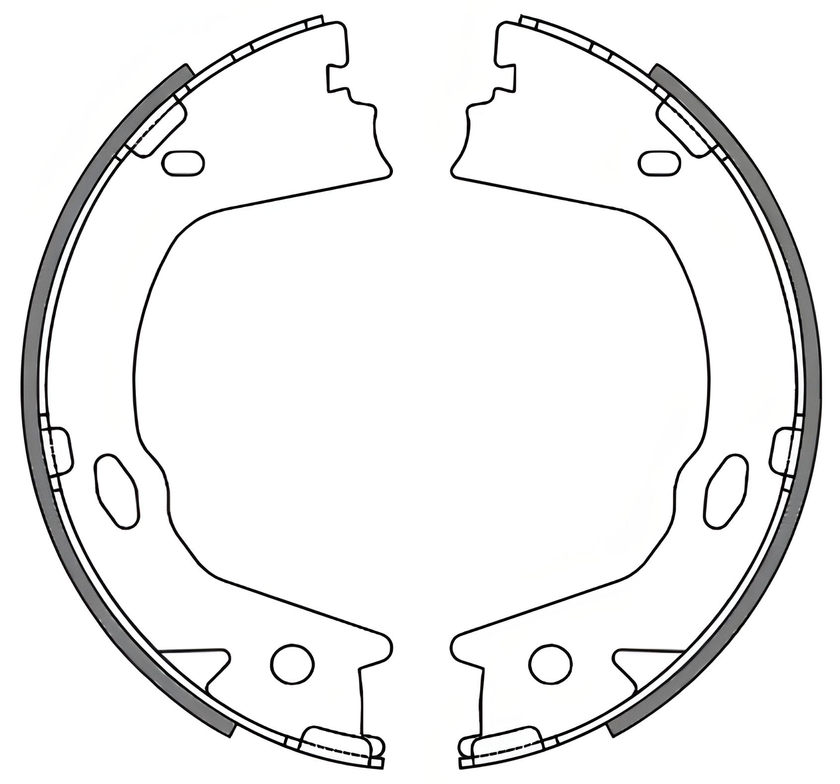 Комплект тормозных колодок, стояночный тормоз HYUNDAI GRANDEUR, REMSA (465700) Комплект тормозных колодок, стояночный тормоз HYUNDAI GRANDEUR, REMSA (465700)