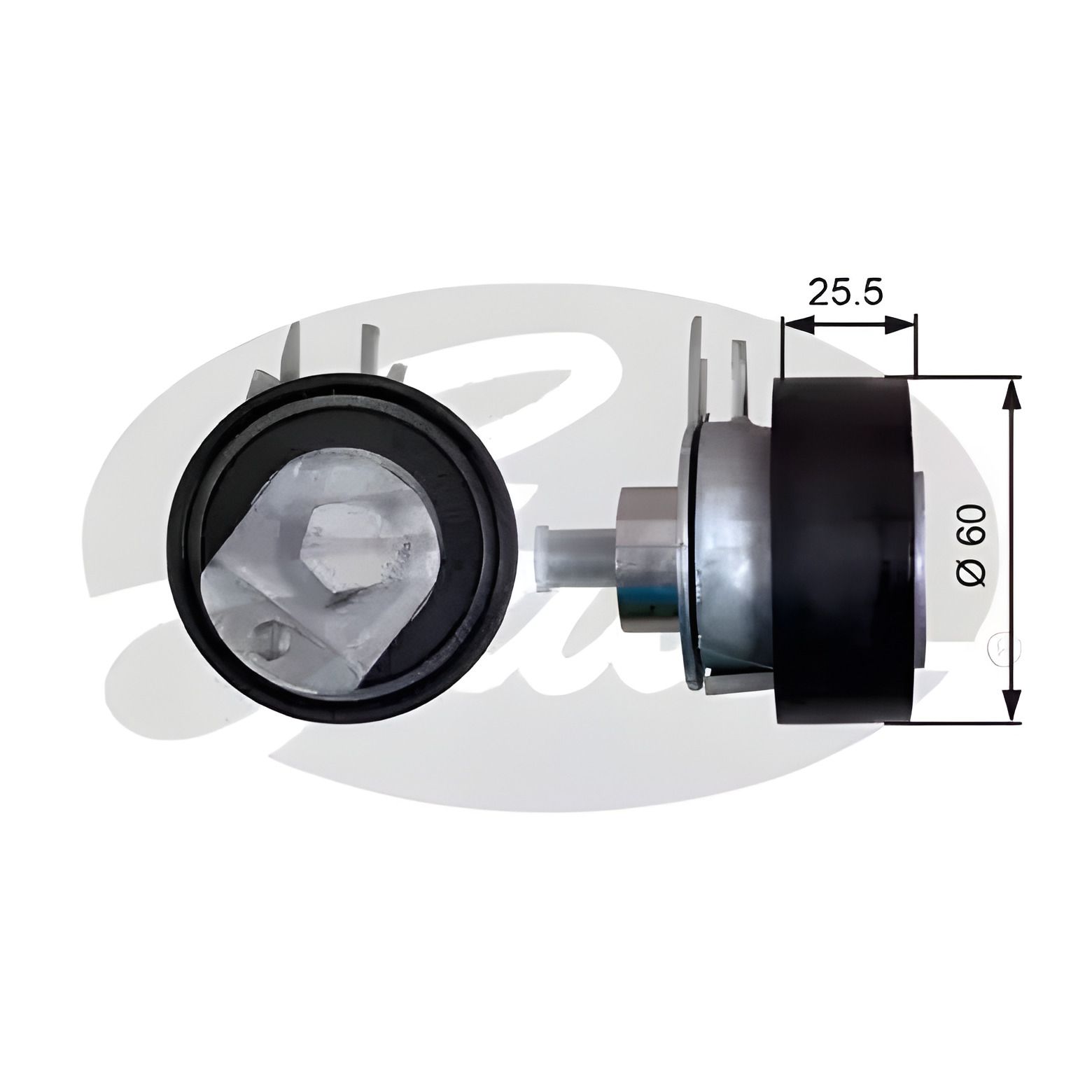 ΠΠ°ΡΡΠΆΠ½ΠΈΠΉ ΡΠΎΠ»ΠΈΠΊ ΡΠ΅ΠΌΠ΅Π½Ρ ΠΠ Π Π΄Π»Ρ AUDI A2, SKODA ROOMSTER, GATES (T43149) ΠΠ°ΡΡΠΆΠ½ΠΈΠΉ ΡΠΎΠ»ΠΈΠΊ ΡΠ΅ΠΌΠ΅Π½Ρ ΠΠ Π Π΄Π»Ρ AUDI A2, SKODA ROOMSTER, GATES (T43149)