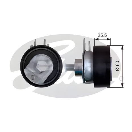 Натяжний ролик ременя ГРМ для AUDI A2, SKODA ROOMSTER, GATES (T43149) Натяжний ролик ременя ГРМ для AUDI A2, SKODA ROOMSTER, GATES (T43149)