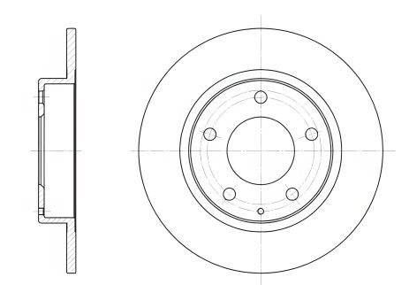 Гальмівний диск HAIMA (FAW), LAND ROVER, REMSA (620600)