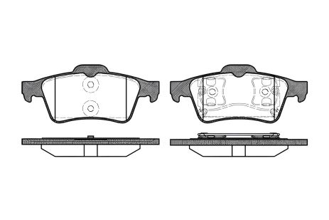 Комплект тормозных колодок, дисковый тормоз CITROËN C5, VOLVO V50, REMSA (084200) Комплект тормозных колодок, дисковый тормоз CITROËN C5, VOLVO V50, REMSA (084200)
