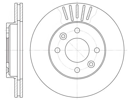 Диск тормозной NISSAN KUBISTAR, RENAULT CLIO, RENAULT THALIA, WOKING (D608010) Диск тормозной NISSAN KUBISTAR, RENAULT CLIO, RENAULT THALIA, WOKING (D608010)