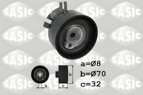 Натяжной ролик ремня ГРМ для NISSAN PRIMASTAR и OPEL VIVARO, Sasic (1704020)