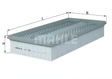 Воздушный фильтр для TATA XENON, SSANGYONG REXTON, MAHLE/KNECHT (LX536)
