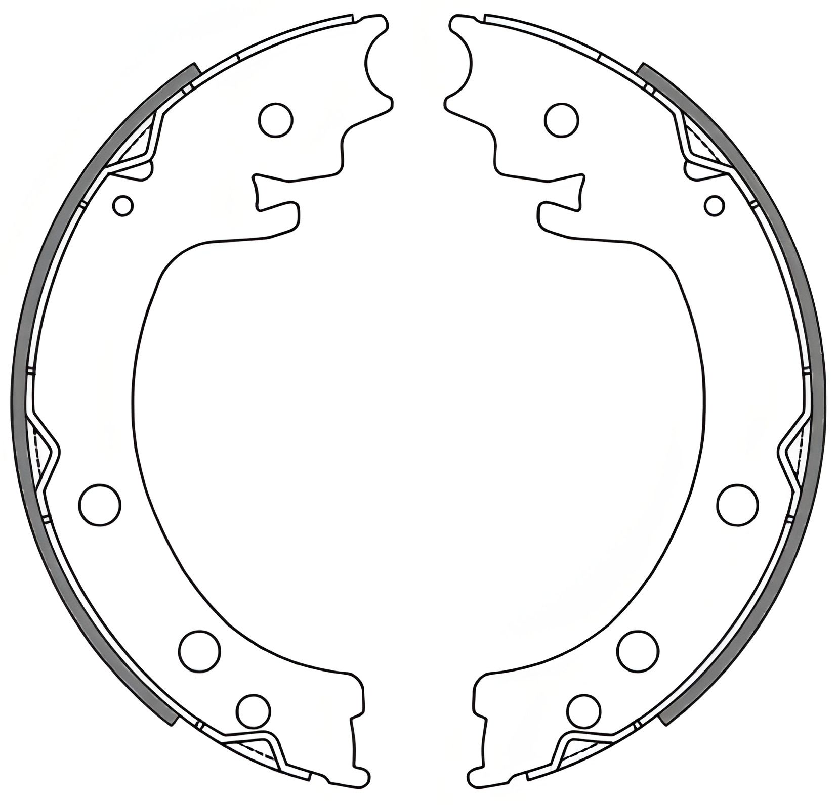 Гальмівні колодки стоянкового гальма для SUZUKI GRAND VITARA, REMSA (462900) Гальмівні колодки стоянкового гальма для SUZUKI GRAND VITARA, REMSA (462900)