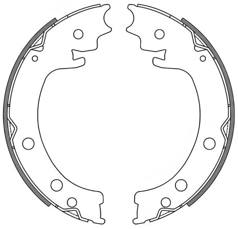 Комплект тормозных колодок, стояночный тормоз Suzuki Grand Vitara, Remsa (462900)