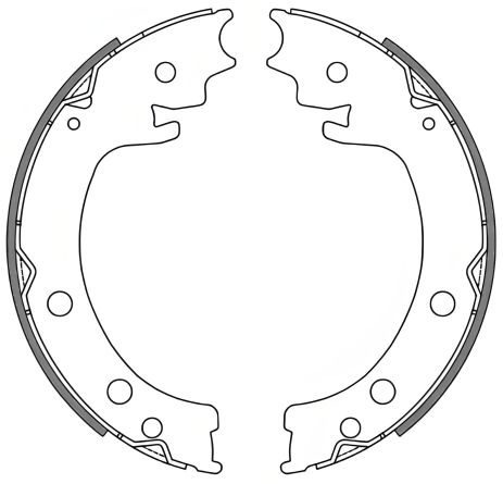 Гальмівні колодки стоянкового гальма для SUZUKI GRAND VITARA, REMSA (462900) Гальмівні колодки стоянкового гальма для SUZUKI GRAND VITARA, REMSA (462900)