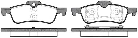 Комплект гальмівних колодок, дискове гальмо MINI COOPER, WOKING (P962300) Комплект гальмівних колодок, дискове гальмо MINI COOPER, WOKING (P962300)