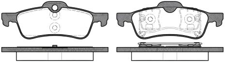Колодки тормозные дисковые, MINI 34211503077, BMW 34211503077, REMSA (086200)