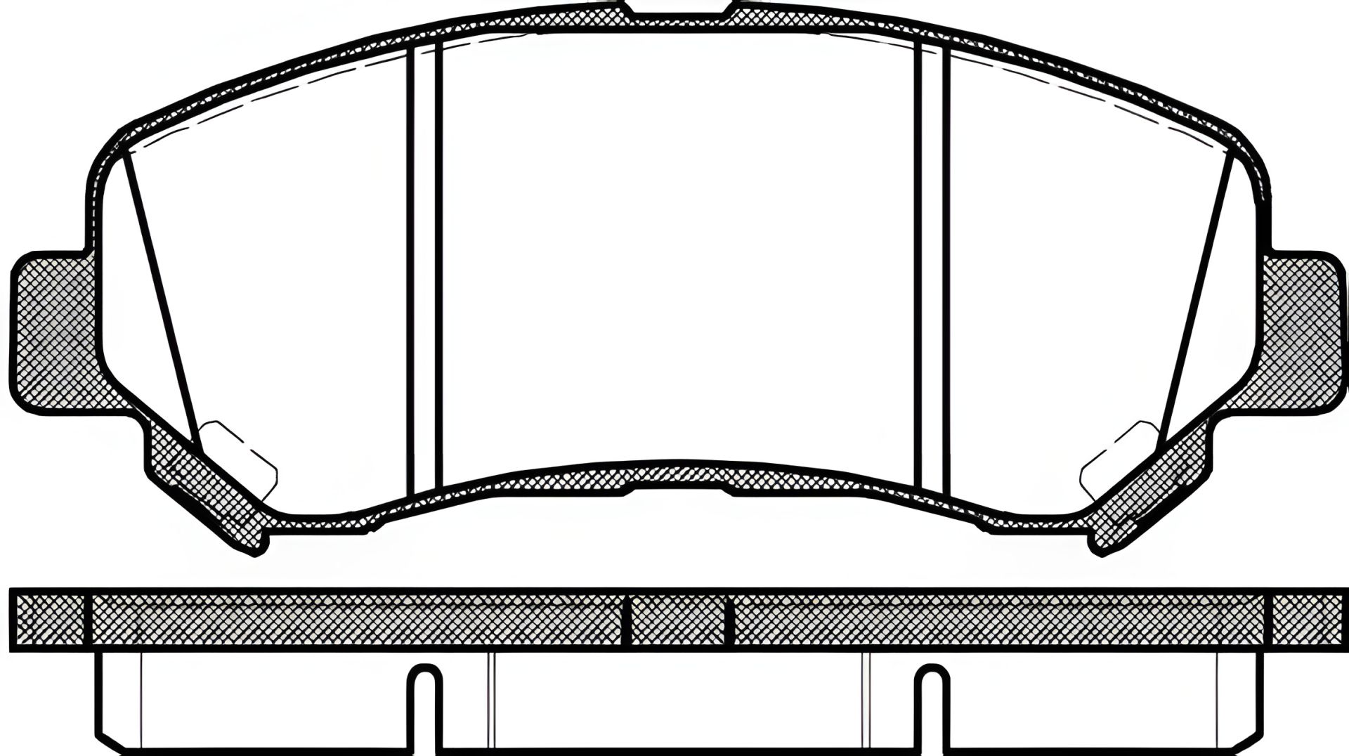 Комплект гальмівних колодок SUZUKI KIZASHI, RENAULT KOLEOS, NISSAN MAXIMA, WOKING (P1218300) Комплект гальмівних колодок SUZUKI KIZASHI, RENAULT KOLEOS, NISSAN MAXIMA, WOKING (P1218300)