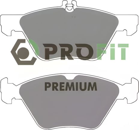 Комплект тормозных колодок, дисковый тормоз CHRYSLER CROSSFIRE, MERCEDES-BENZ CLK, PROFIT (50051050)