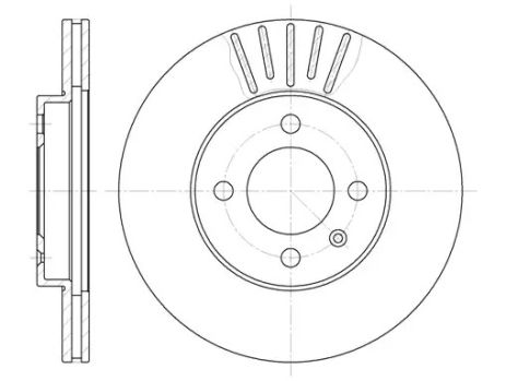 BRAKE VW CADDY, SEAT CORDOBA, REMSA (617510)