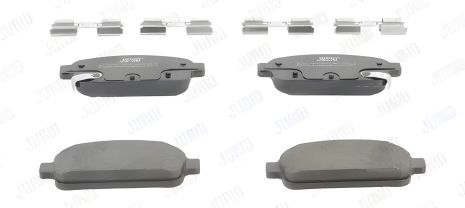 Тормозные колодки дискового тормоза комплект для CHEVROLET TRAX, OPEL CASCADA, JURID (573335J)