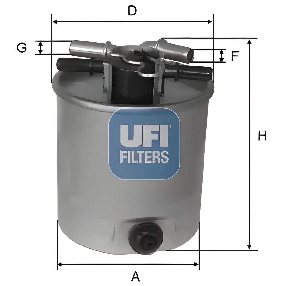 Топливный фильтр для RENAULT KOLEOS и NISSAN NV200, UFI (2402601) Топливный фильтр для RENAULT KOLEOS и NISSAN NV200, UFI (2402601)