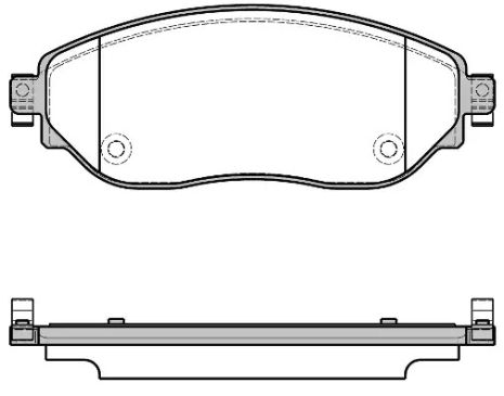 Гальмівні колодки Set, Nissan NV300, Fiat Talento, Remsa (161708) Диск гальмо