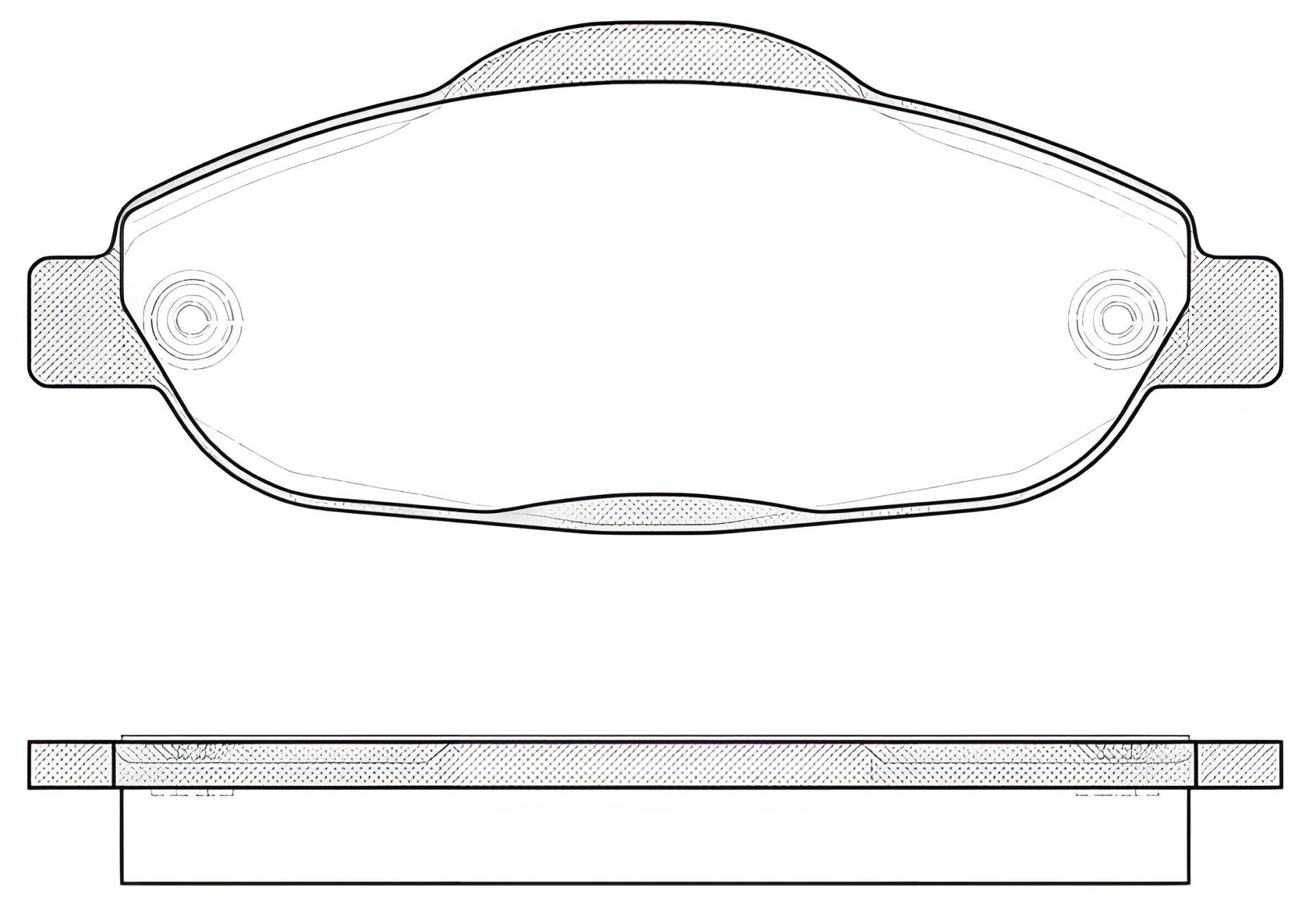 Комплект гальмівних колодок для PEUGEOT 5008, REMSA (132300) Комплект гальмівних колодок для PEUGEOT 5008, REMSA (132300)