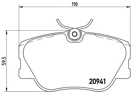 Комплект колодок дискових гальм MERCEDES-BENZ E-CLASS, BREMBO (P50008) Комплект колодок дискових гальм MERCEDES-BENZ E-CLASS, BREMBO (P50008)
