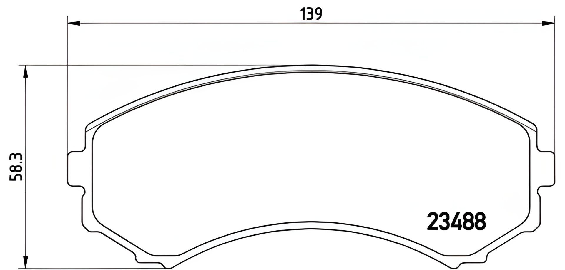 Комплект гальмівних колодок, дискове гальмо FORD AUSTRALIA, MITSUBISHI PAJERO, BREMBO (P54029) Комплект гальмівних колодок, дискове гальмо FORD AUSTRALIA, MITSUBISHI PAJERO, BREMBO (P54029)