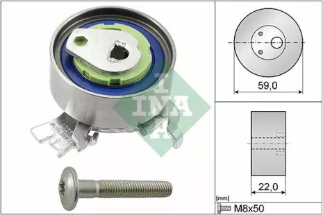 Кінцевий ролик Timing Bell Holden Astra, Chevrolet Tigra, INA (531051830)