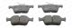 Комплект дисковых тормозных колодок SKODA KAROQ, SEAT LEON, FERODO (FDB4434)